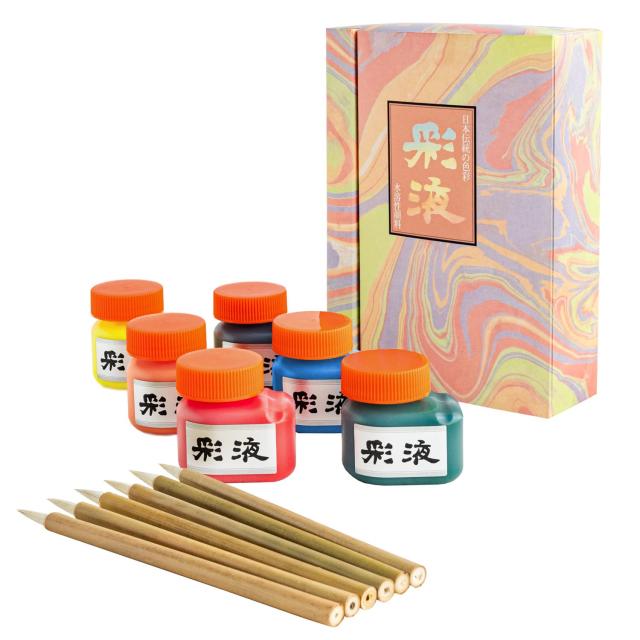 墨運堂 彩液 6色仕かける 70ml 15619