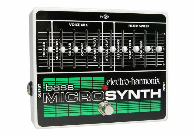 electro-harmonix エレクトロハーモニクス ベースエフェクター アナログシンセサイザー Bass Micro Synthesizer 【国内正規品】