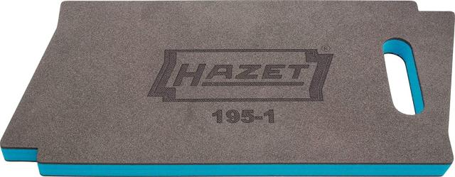 HAZET(ハゼット) ひざ用マット グレー/ブルー 450×210×30mm 非吸収性フォーム製、拭き取り可能 【日本 輸 入品】 195-1
