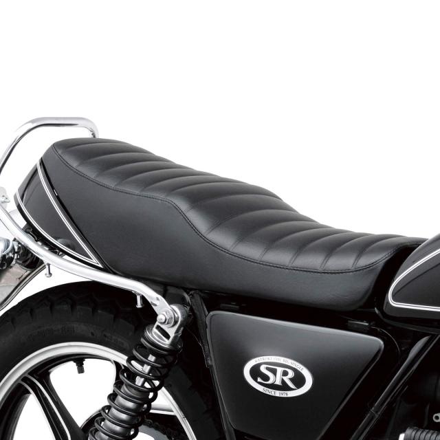 デイトナ(Daytona) バイク用 シート SR400/500(80-08)専用 約45mmダウン 70’sサーフラインシート 66147