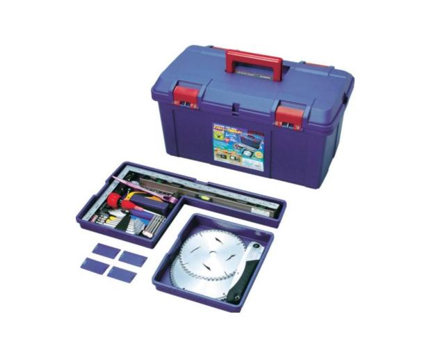 リングスター ドカット ダブルトレーデ収納力UP ブルー D-6000【L597×W336×H300mm】