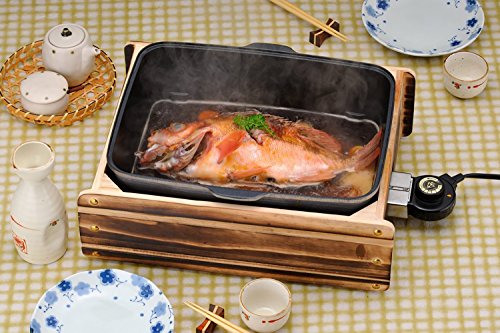 杉山金属 おでん鍋 煮魚 フッ素樹脂加工 日本製 電気 ふるさとのれん 1台5役 KS-2539_1