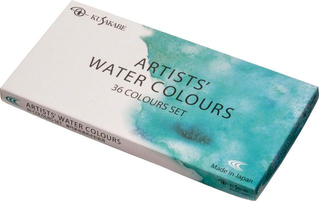 クサカベ(KUSAKABE) 透明水彩絵具 36色セット 5ml(2号)