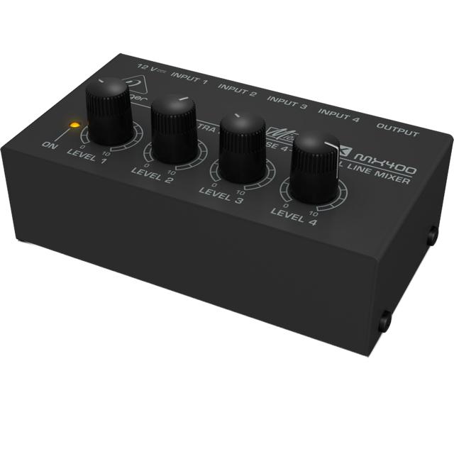 Behringer(ベリンガー) ベリンガー コンパクトミキサー 4チャンネル ミキサー MX400 5,420円