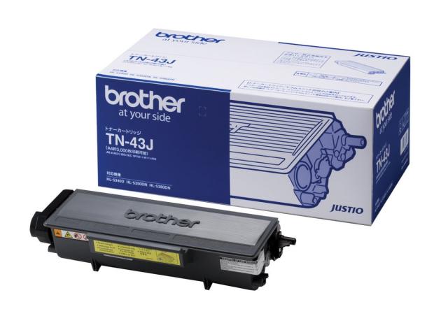 ブラザー工業 【brother純正】トナーカートリッジ TN-43J 対応型番:HL-5380DN、HL-5350DN、HL-5340D、MFC-8380DN、MFC-8890DW 他 a4の通販は
