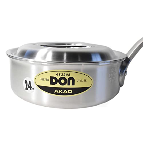 アカオアルミ DON打出円付鍋 45cm アルミニウム合金、ハンドル(アルミダイキャスト) 日本 AEV02045 アカオアルミ DON打出円付鍋 45cm アルミニウム合金、ハンドル(アルミ