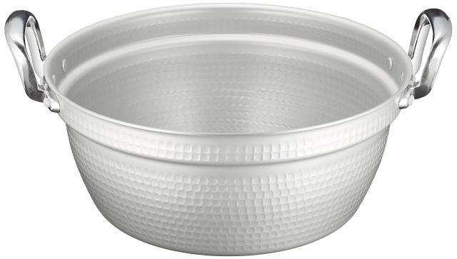 遠藤商事 TKG 料理鍋 両手 33cm アルミ製 アルマイト加工で直ぐに使えて変色しにくく、腐食に強い 外径×深さ(mm)345×150 容量(L)9.4 業
