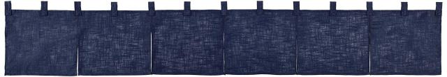 サンメルヘン のれん 品番001-09 カラー紺 縦×横(mm)250×1700 質量(g)150 材質:綿65%麻35% 和風モダンな感じと丈夫な作り プロ
