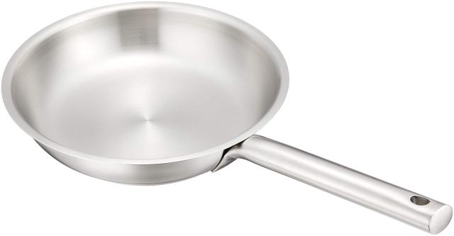 遠藤商事 TKG フライパン 20cm 外径×深さ(mm)220×40 底径(mm) 150 IH・ガス火対応 熱伝導率の高いアルミを保温性の高いステンレスで挟の通販は 5,864円