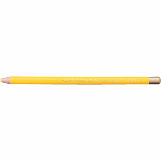 三菱鉛筆 色鉛筆 水性ダーマトグラフ No.7610 黄 1ダース K7610.2