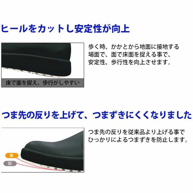 ミドリ安全ハイグリップ作業靴Ｈ-７００Ｎ 　３０cm　ブラックの通販は
