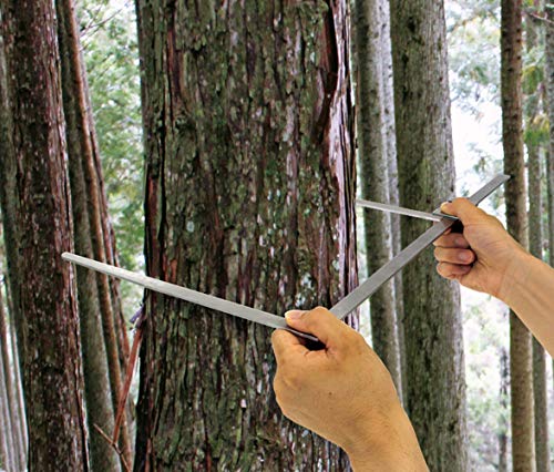 シンワ測定(Shinwa Sokutei) 材木尺 ステン 1m 表2mm 裏1mm目盛 63592