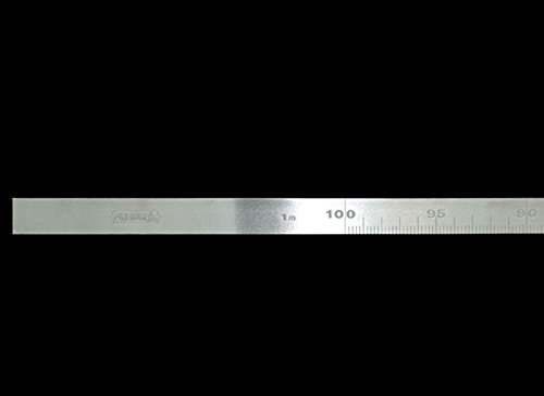 シンワ測定(Shinwa Sokutei) 材木尺 ステン 1m 表2mm 裏1mm目盛 63592