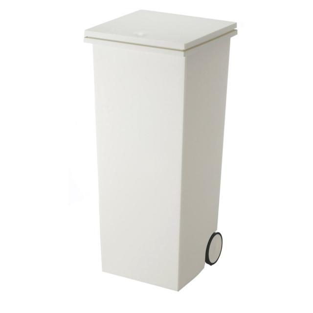 I’mD (アイムディー) ふた付き ゴミ箱 Kcud クード スクエア プッシュタイプ (24L, Wホワイト) スリム プッシュ式 おしゃれ 5,084円