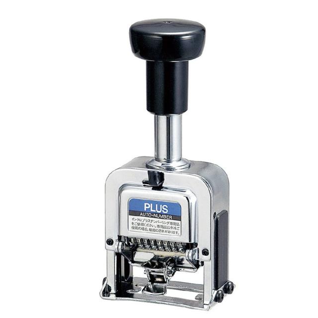 プラス ナンバーリング F型 A字体 付属品 インク黒 ステッキ IJ-075F 30-597