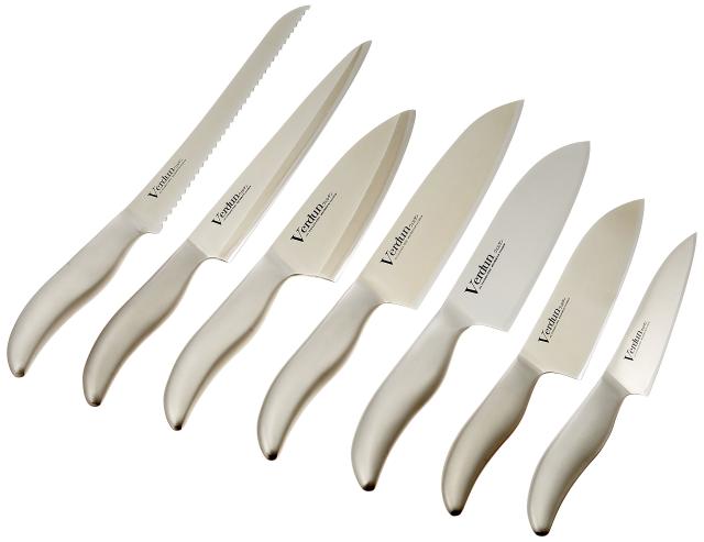 下村工業 日本製 ヴェルダン 三徳 165mm /ミドル三徳 145mm / 牛刀 180mm / ペティ 125mm / 出刃 150mm / 柳刃 210mm / パンスライサー 2の通販は