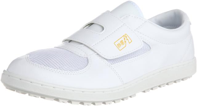 ミドリ安全 男女兼用 静電作業靴 ［エレパス］ エレパス303 ホワイト 24．5cmの通販は