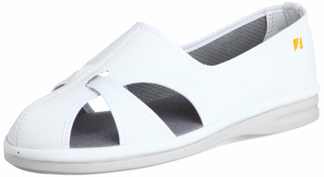 ミドリ安全 静電作業靴 男女兼用 サンダル エレパス PS01S ホワイト 22.5 cm