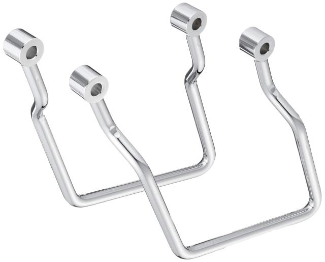 キジマ (kijima) バイク バイクパーツ バッグサポート スチール製クロームメッキ仕上げ 左右セット バルカン400/800 スタンダード/クラシの通販は