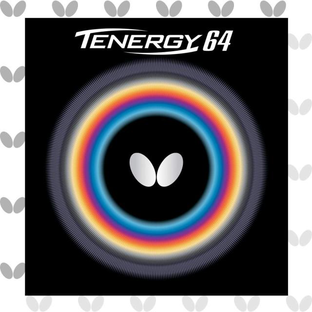 バタフライ(Butterfly) 卓球 ラバー テナジー・64 裏ソフト テンション (スピン) 05820 ブラック 特厚