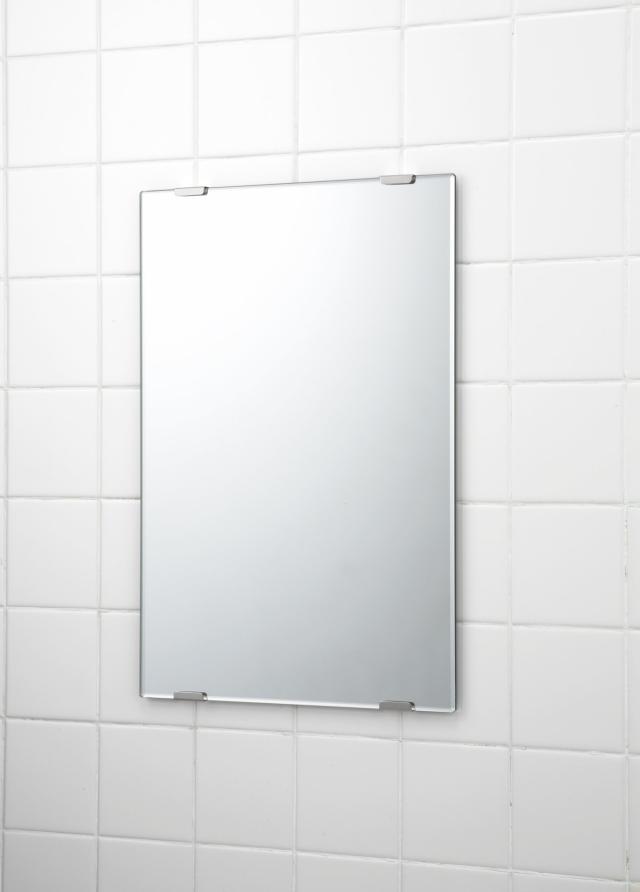 東プレ お風呂鏡 交換用鏡 約縦50.8×横35.6cm 厚さ5mm 耐湿加工 取り付け簡単 日本製 N-6 1枚入