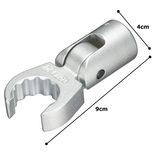 トネ オープンレンチ D2529F トネ(TONE) フレックスクロウフットレンチ 4DCF-24F 差込角12.7