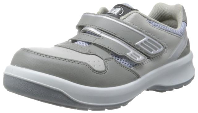 ミドリ安全 《通気メッシュ》 男女兼用 スニーカー安全靴 G3695 グレイ 24．5cm