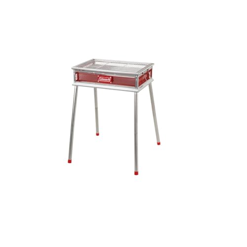 コールマン(Coleman) コンロ クールスパイダーステンレスグリル 引き出し式ロストル レッド 3~4人用 170-9367の通販は 8,191円
