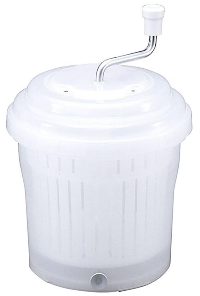 トンボ 水切り器 野菜 10L 日本製 ハンドル付 サラダスピナー ナチュラル 新輝合成 10型の通販は