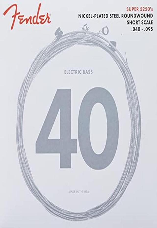 Fender エレキベース弦 Super 5250 Bass Strings, Nickel-Plated Steel Roundwound ...