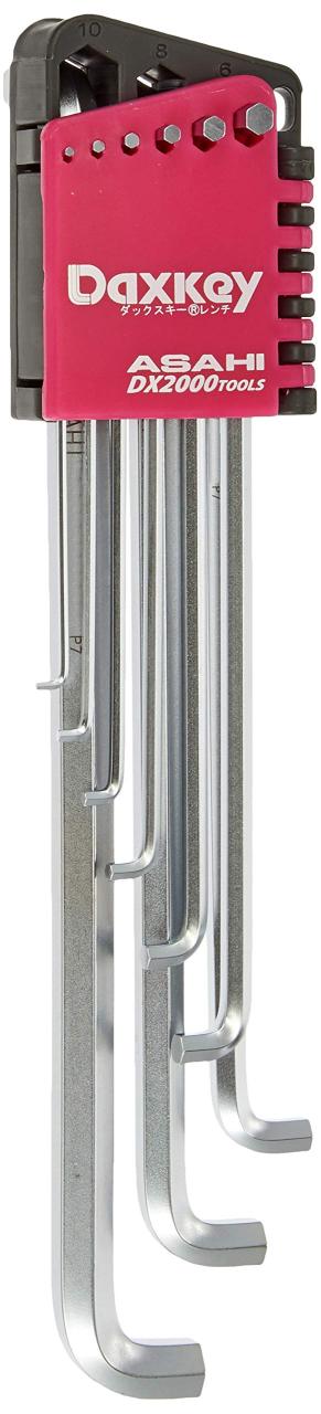 ASH ロングダックスキー六角棒レンチセット9本組 DYS0910の通販は