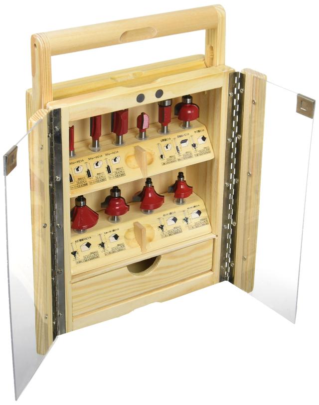 イーバリュー(E-Value) 超硬ルーター・トリマービットセット 10本入り ERB6-10Rの通販は