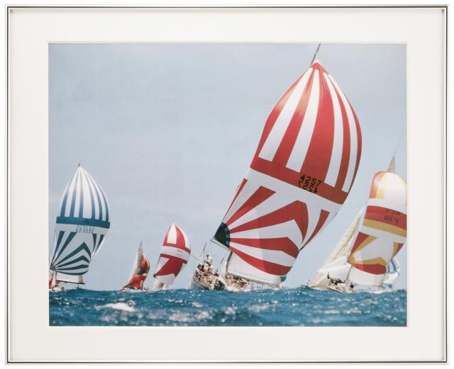 FUJICOLOR 額縁 A105A アクリル 半切 アルミ シルバー 32047