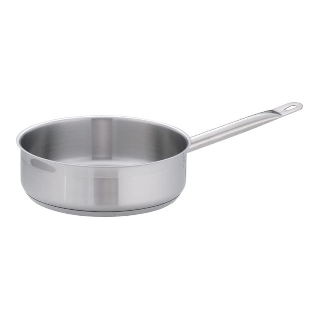 遠藤商事 業務用 TKG PRO 片手浅型鍋(蓋なし) 24cm 電磁調理器対応 ステンレススチール AKT9024の通販は