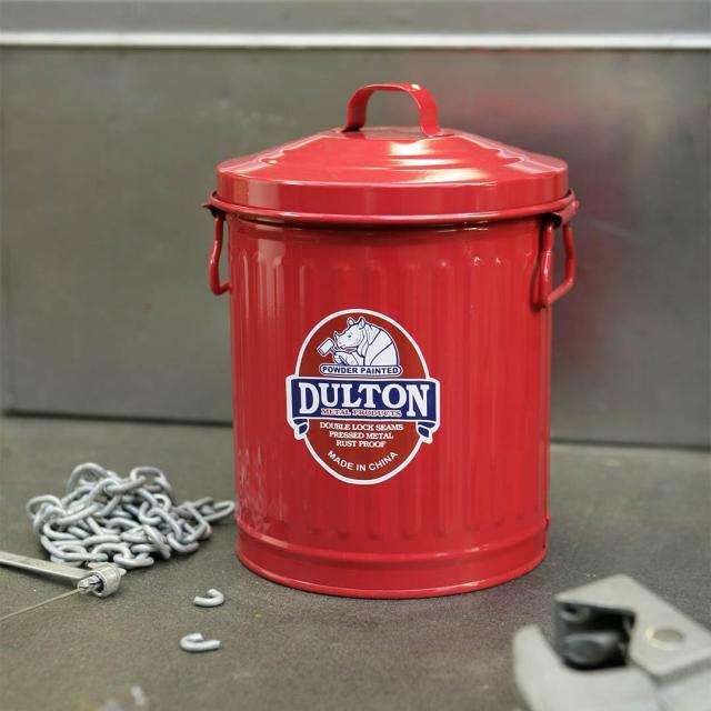 ダルトン(Dulton) ミニガベージカンMサイズ 6L レッド ゴミを入れる物