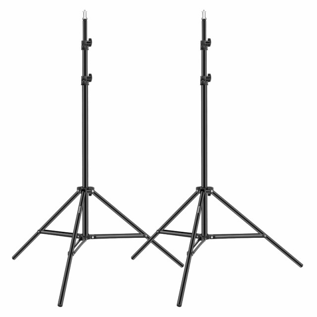 Neewer 2点 ライトスタンド 190cm アルミ合金製 3段階調整 撮影用スタンド 写真/ビデオ三脚ライトスタンド 折りたたみ式 レフ板、ソフトの通販は 6,422円