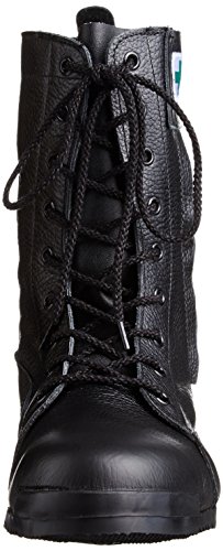 ノサックス 安全靴 高所用JIS規格 みやじま鳶長編上 M207 メンズ 黒 24.5cm(24.5cm)