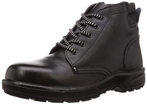 ノサックス 安全靴 JIS規格 中編上靴 ウレタン2層底 樹脂先芯 KF1066N 中編上 メンズ ブラック 26cm(26cm)