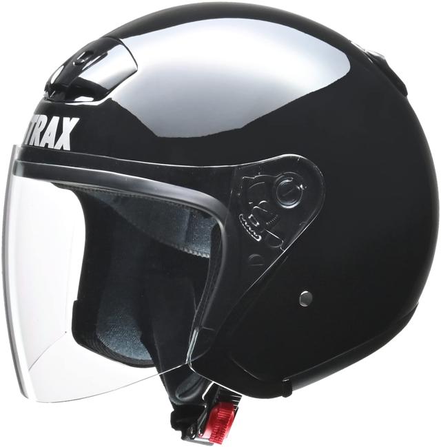 リード工業(LEAD) バイクヘルメ ット ジェット STRAX SJ-4 ブラック BIG 63~64cm未満