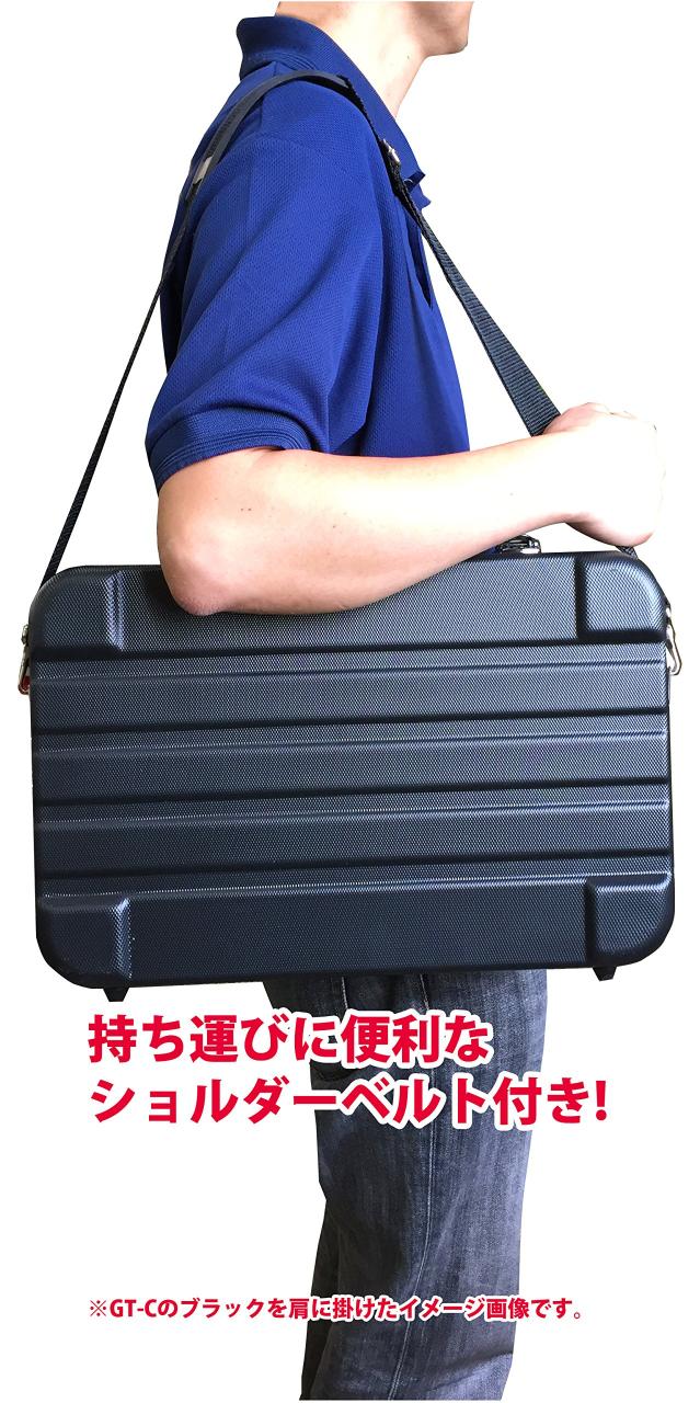 JEJアステージ(JEJ Astage) ABSストロングケース ブラック ツールケース 工具箱 工具収納 工具ケースW43×D13×H30.5cm GT-C_7