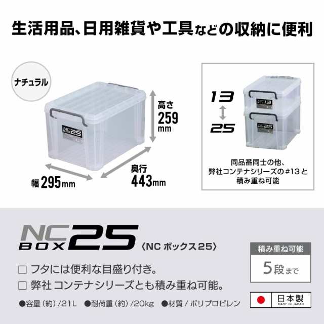 JEJアステージ 収納ボックス 日本製 NCボックス おもちゃ箱 #25 積み重ね 幅29.5×奥行44.3×高さ26cmの通販はau PAY  マーケット - famille | au PAY マーケット－通販サイト