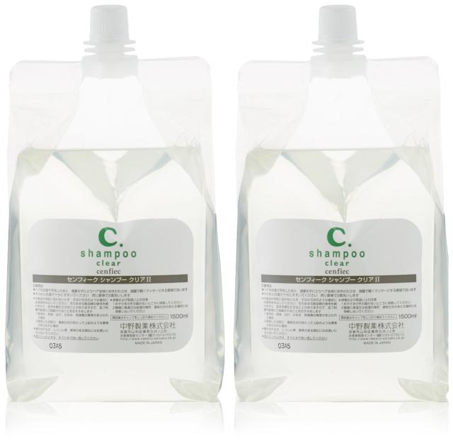 NAKANO 中野製薬 センフィーク シャンプー クリア2 3000ml(1500ml×2)の通販は 5,794円