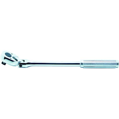 コーケン 3/8(9.5mm)SQ. 首振リラチェットハンドル(ローレットグリップ) 全長265mm 3774N