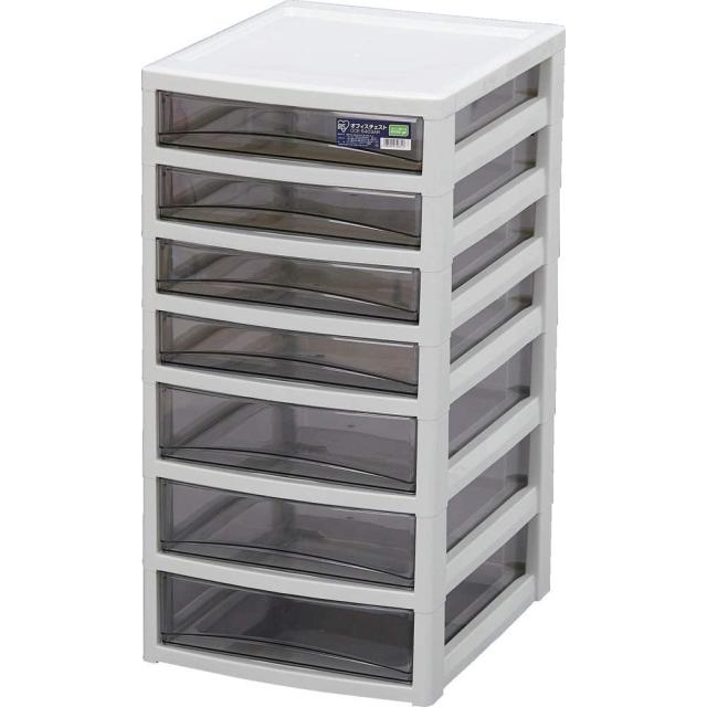 アイリスオーヤマ チェ スト レターケース オフ ィス 浅型4段+深型3段 OCE-S403AR ラ