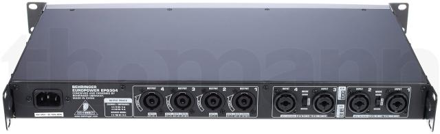Behringer パワーアンプ 4チャンネル 75W 1Uサイズ ATR (Accelerated Transient Response)技術 EPQ304 シルバー