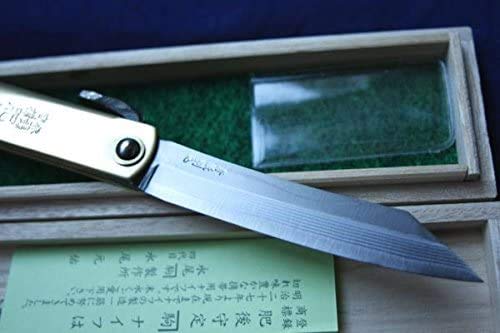 肥後守（ひごのかみ）鍛造多層鋼（特大桐箱入）