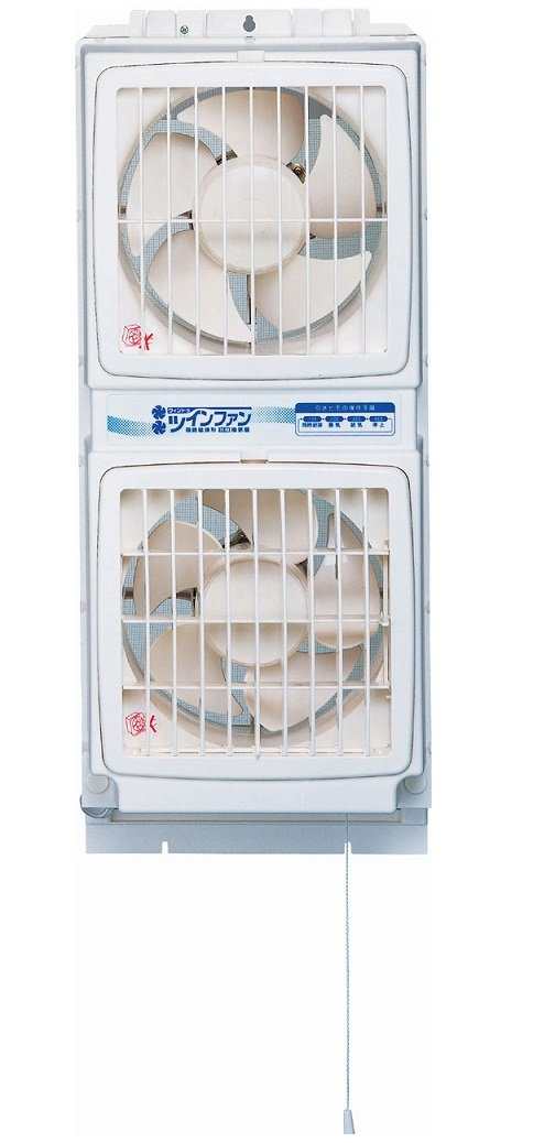 高須産業 窓用換気扇ツインファン 同時給排形 FMT-200Pの通販は