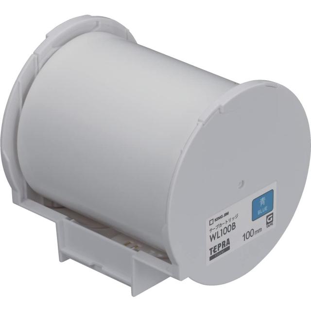 キングジム テープカート リッジ テプラGrand WL100B 100mm 青の通販は