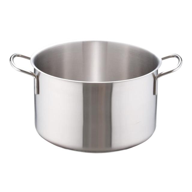 遠藤商事 業務用 ムラノ インダクション 半寸胴鍋 32cm (蓋無) IH対応 18-8ステンレス AHVA305 9,434円