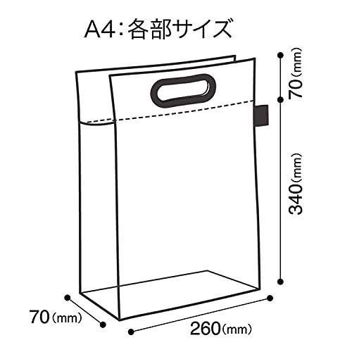 マグエックス ケース メッシュバッグ A4 MMB-A4-B 青の通販はau PAY